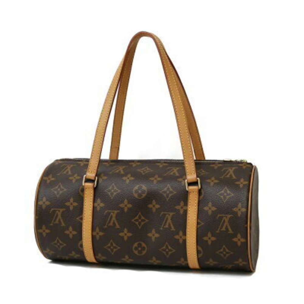Louis Vuitton Papillon Monogram Shoulder Bag Brown